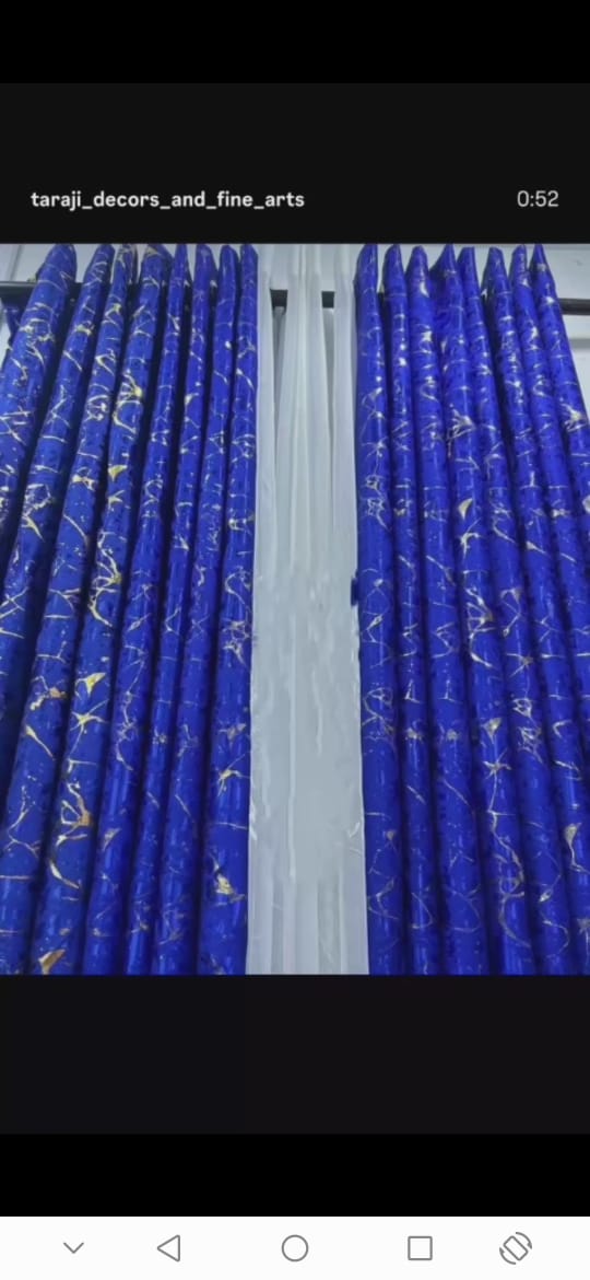 Marble Curtains & Sheers – Elegant Light and Luxury Combined 1.5m×1.5m=3m