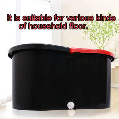 Steel spin mop
