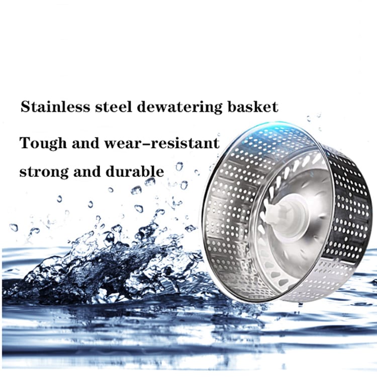 Steel spin mop